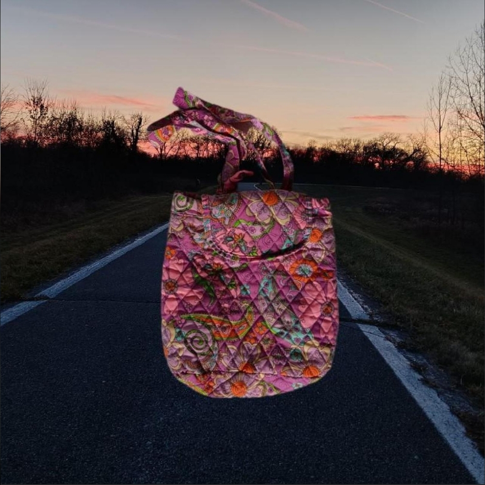 Vintage 70s Flower mini backpack